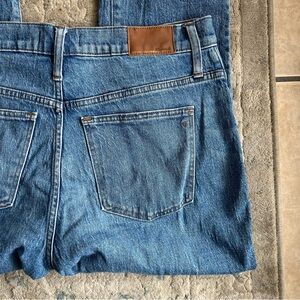Madewell | high rise slim boy jean medium wash
